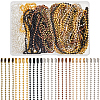 28Pcs 7 Colors Iron Ball Chain Necklace Making MAK-SP0001-07-1