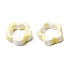 Flower Hollow Glazed Porcelain Bead Frame PORC-A034-09E-2