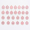 Initial Letter A~Z Alphabet Enamel Charms ENAM-X0018-04-1