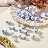 40Pcs 4 Styles Handmade Porcelain Beads PORC-TADJ0001-08B-4