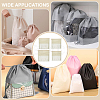 14Pcs 4 Styles Square Cloth Packing Pouches for Shoes ABAG-PH0001-60B-5
