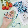 3-Ply Polyester Braided Cord OCOR-WH0060-80B-3