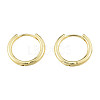 Brass Hinged Hoop Earrings for Women EJEW-N011-87-2