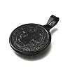 Ion Plating(IP) 304 Stainless Steel Pendants STAS-A053-24A-B-2