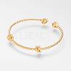 Brass Twisted Cuff Bangle BJEW-P168-F06-1