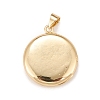 Brass Micro Pave Cubic Zirconia Locket Pendants KK-A161-38B-G-2