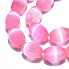 Dyed Natural Selenite Beads Strands G-T138-232G-3