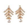 Brass Micro Pave Cubic Zirconia Pendants KK-F901-01C-G-1