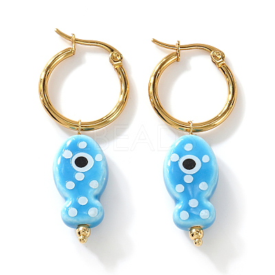 304 Stainless Steel Hoop Earrings for Women AM9100-5-1