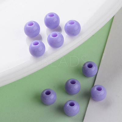 Opaque Acrylic Beads MACR-S370-C6mm-SS2114-1