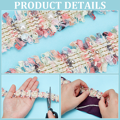 6 Yards Cotton Lace Ribbon DIY-WH0632-71B-1