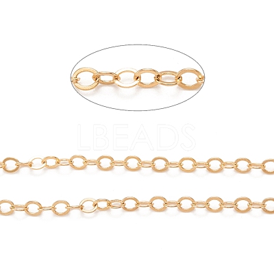 3.28 Feet Brass Cable Chains X-CHC-S003-08G-1