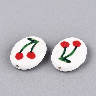 Handmade Porcelain Beads PORC-Q005-12A-1