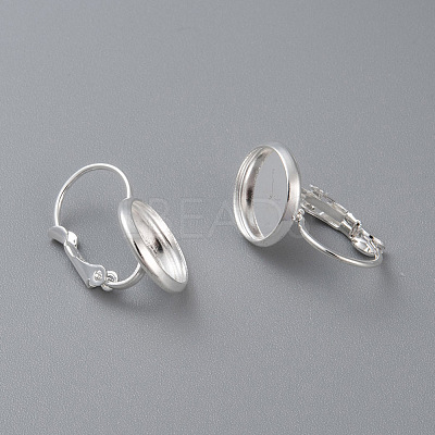 304 Stainless Steel Leverback Earring Settings LS-STAS-F191-03S-12mm-1