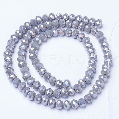 Electroplate Glass Beads Strands LS-EGLA-A034-P10mm-B17-1