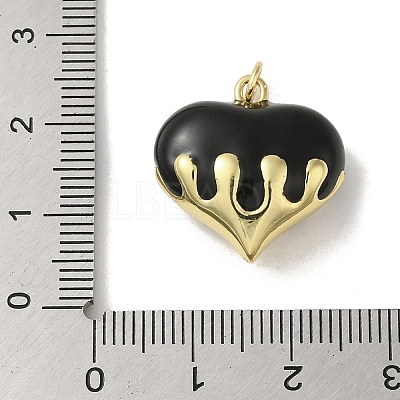 Rack Plating Brass Enamel Pendants KK-S366-05G-03-1