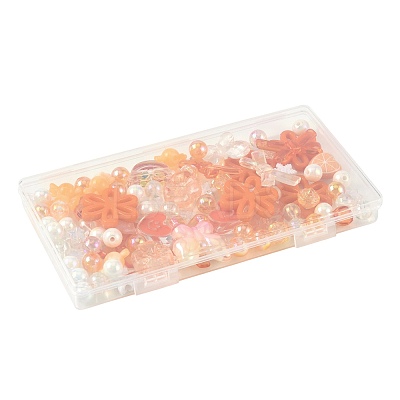 100Pcs 20 Styles Transparent & Opaque Acrylic Beads MACR-FS0002-39-1