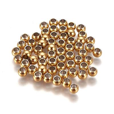 Ion Plating(IP) 304 Stainless Steel Spacer Beads STAS-L222-42B-G-1