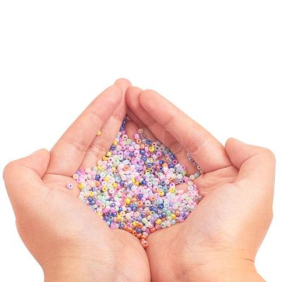 15 Colors Glass Seed Beads SEED-JP0007-02-1