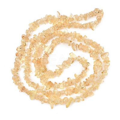 Heated Natural Citrine(Heated) Beads Strands G-K395-C01-01-1