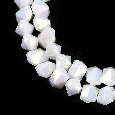 Electroplate Glass Beads Strands EGLA-B009-05A-12-1