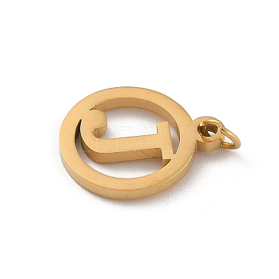 304 Stainless Steel Charms
with Jump Ring STAS-R001-02G-J-1