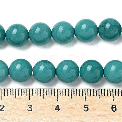Natural Magnesite Beads Strands G-K244-02-8mm-03-1