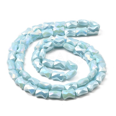 AB Color Plate Glass Beads Strands EGLA-P051-06A-B08-1