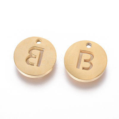 Ion Plating(IP) 304 Stainless Steel Charms STAS-I120-10B-G-1