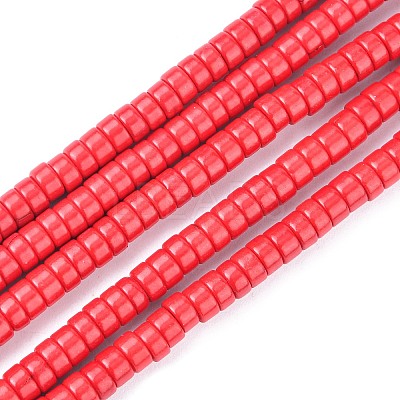 Synthetic Turquoise Beads Strands TURQ-G110-6x3mm-01-1