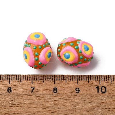 Glass Enamel Beads GLAA-C038-01D-1