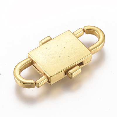 Adjustable Alloy Chain Buckles PALLOY-WH0070-35G-1