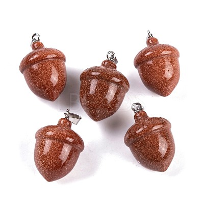 Synthetic Goldstone Pendants G-Q172-08P-03-1