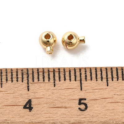 Brass Crimp Beads X-KK-F826-04LG-1