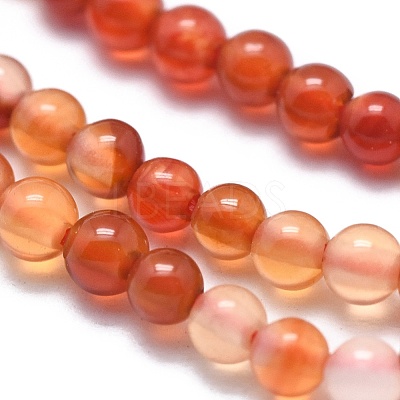 Natural Carnelian Beads Strands X-G-A177-04-19-1