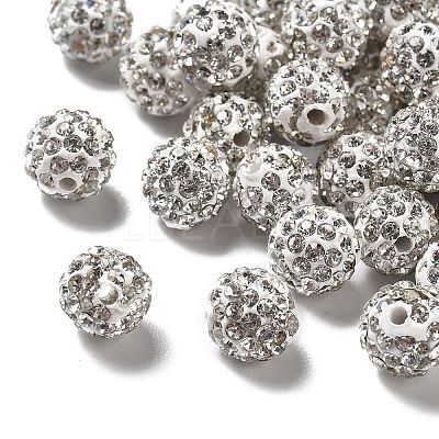 Pave Disco Ball Beads RB-A130-10mm-9-1