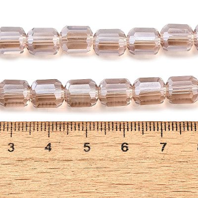 Electroplate Glass Beads Strands GLAA-G112-07K-1