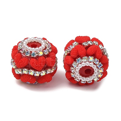 Rwsin & Acrylic & ABS Imitation Pearl Beads RE-CBA1913-03C-1