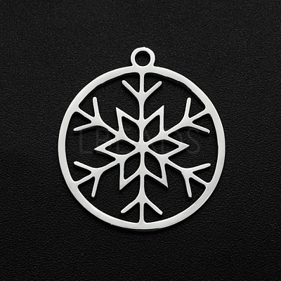 Non-Tarnish Christmas 201 Stainless Steel Pendants STAS-R111-JA694-1