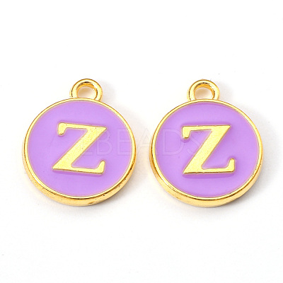 Golden Plated Alloy Enamel Charms X-ENAM-S118-10Z-1