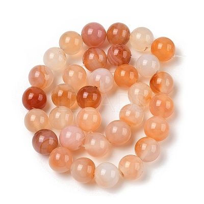 Natural Red Agate Beads Strands G-A248-A06-04-1