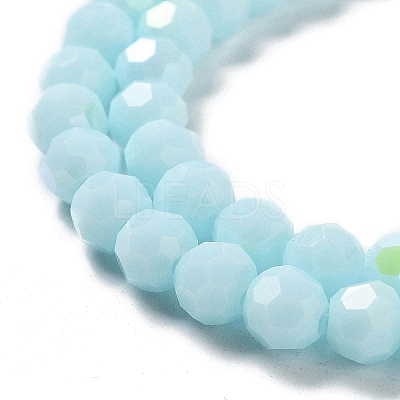 Opaque Glass Beads Strands EGLA-A035-P6mm-L10-1