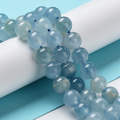 Natural Blue Calcite Beads Strands G-F756-A02-02-1