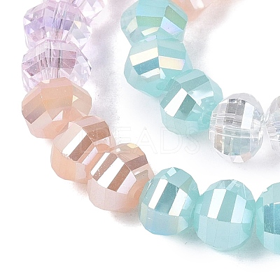 Electroplate Mixed Styles Glass Beads Strands EGLA-N022-14A-A03-1