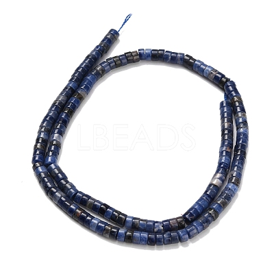 Natural Sodalite Beads Strands G-Z110-A03-2x4mm-1