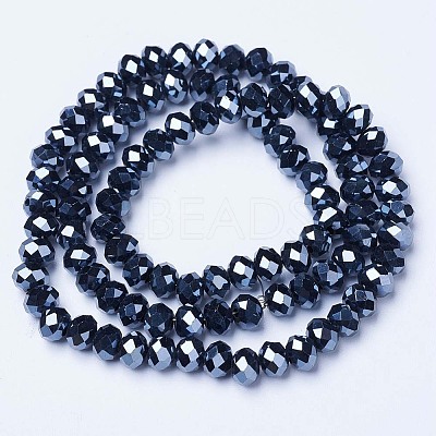 Electroplate Glass Beads Strands LS-EGLA-A034-P3mm-A18-1