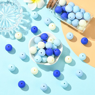 Rubberized Style Opaque Acrylic Beads LS-MACR-CJC0009-02D-1