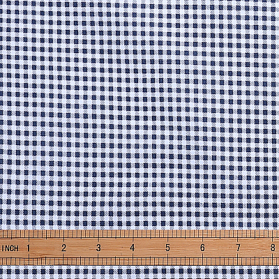 Tartan Cotton Fiber Fabric DIY-WH0504-685D-1