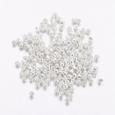 Brass Crimp Beads KK-E002-S-NF-1
