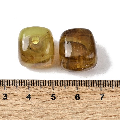 Opaque Acrylic Beads OACR-D320-01B-1